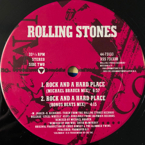 Rolling Stones* - Rock And A Hard Place (12"", Maxi)