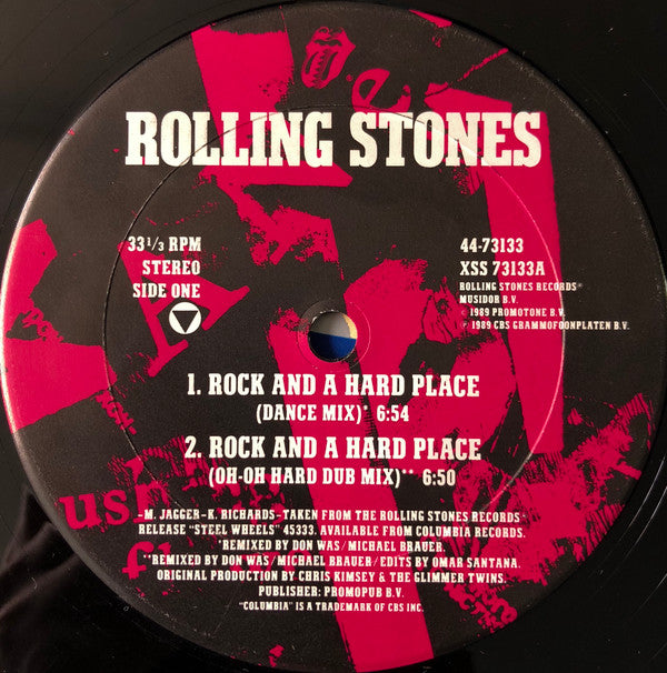 Rolling Stones* - Rock And A Hard Place (12"", Maxi)