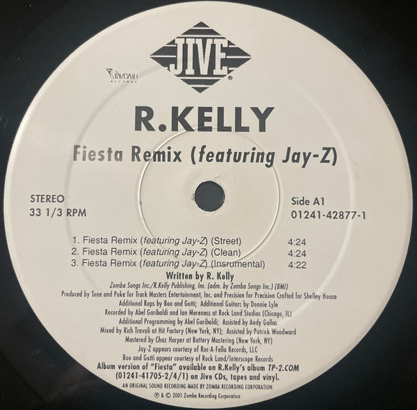 R.Kelly* Featuring Jay-Z - Fiesta And The Fiesta Remix (12"")