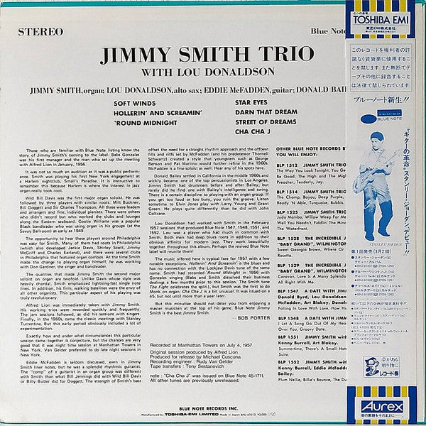 Jimmy Smith Trio + LD* - Jimmy Smith Trio + LD (LP, Album, Ltd)