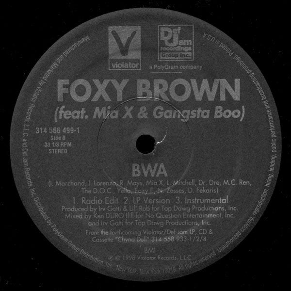 Foxy Brown - Hot Spot (12"", Single)