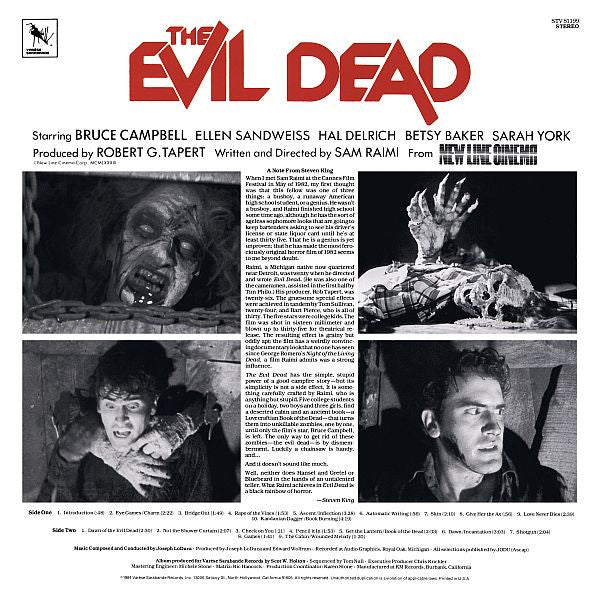 Joseph LoDuca - Evil Dead (Original Motion Picture Soundtrack)(LP, ...