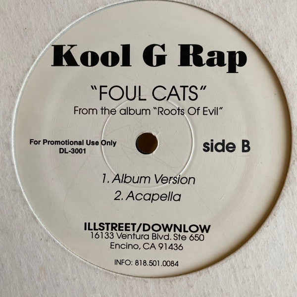 Kool G Rap - Foul Cats (12"", Promo)
