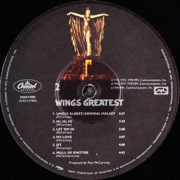 Wings (2) - Wings Greatest (LP, Comp, Win)
