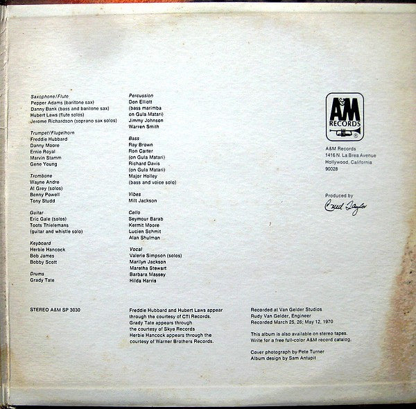 Quincy Jones - Gula Matari (LP, Album, Pit)