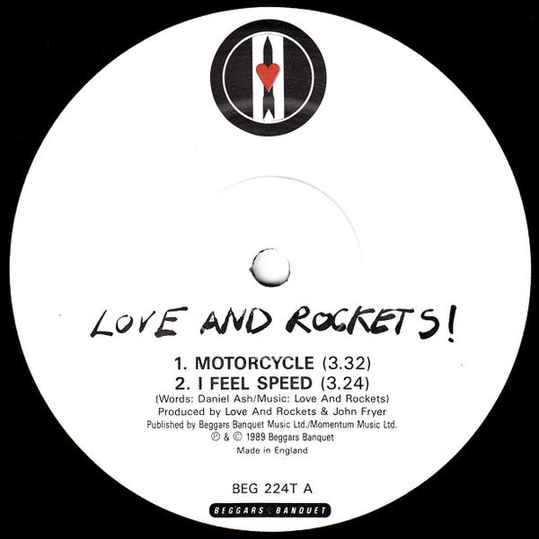 Love And Rockets - Motorcycle (12"", Single)