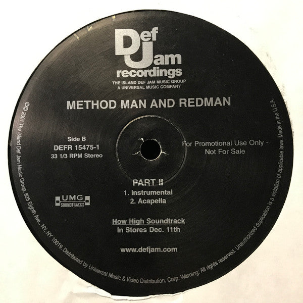 Method Man & Redman - Part II (12"", Promo)