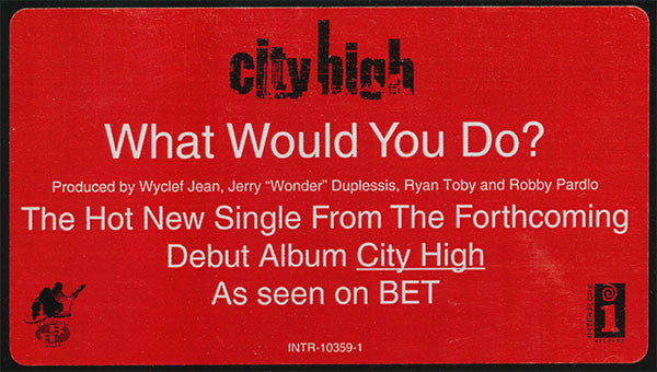 City High - What Would You Do? (12"", Promo)