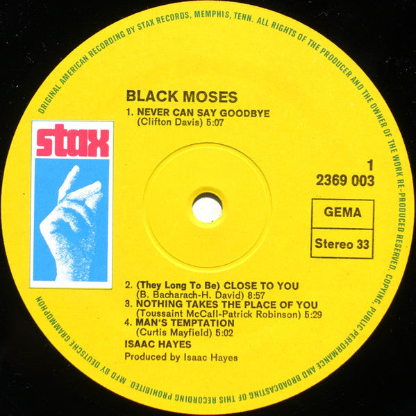 Isaac Hayes - Black Moses (2xLP, Album, Fol)