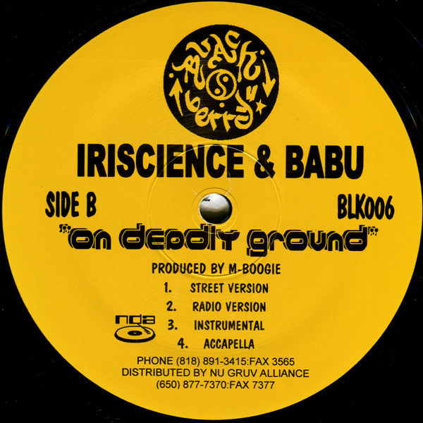 Psycho (8) & Rip One Vs Iriscience* & Babu - On Deadly Ground (12