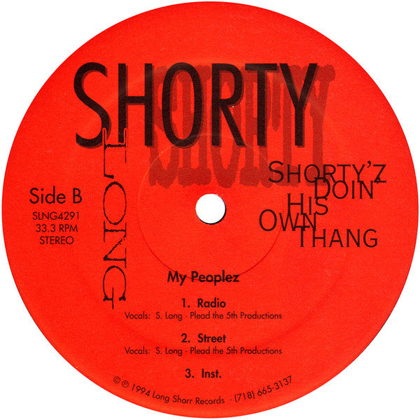 Shorty Long - Shorty'z Doin' His Own Thang (12"")