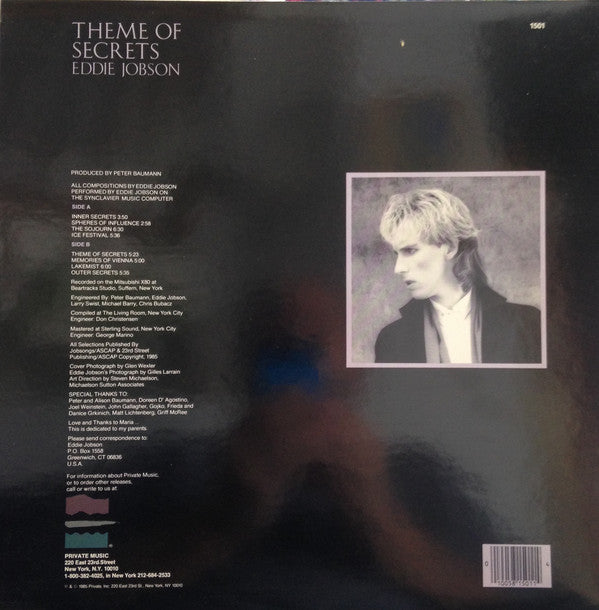 Eddie Jobson - Theme Of Secrets (LP, Album)