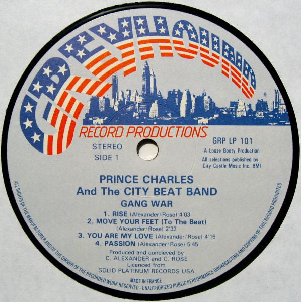 Prince Charles And The City Beat Band - Gang War (LP, Album)