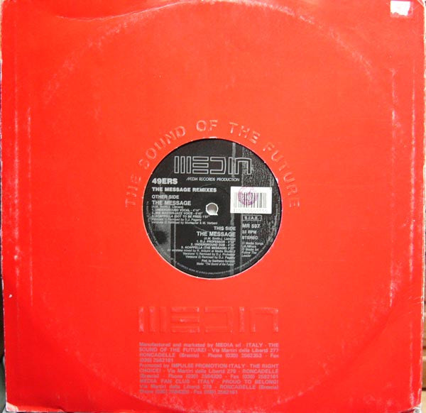 49ers - The Message (Remixes) (12"")