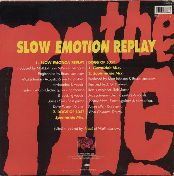 The The - Slow Emotion Replay (12"", Single, Ltd, Red)