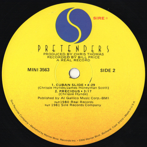 Pretenders* - Extended Play (12"", EP)