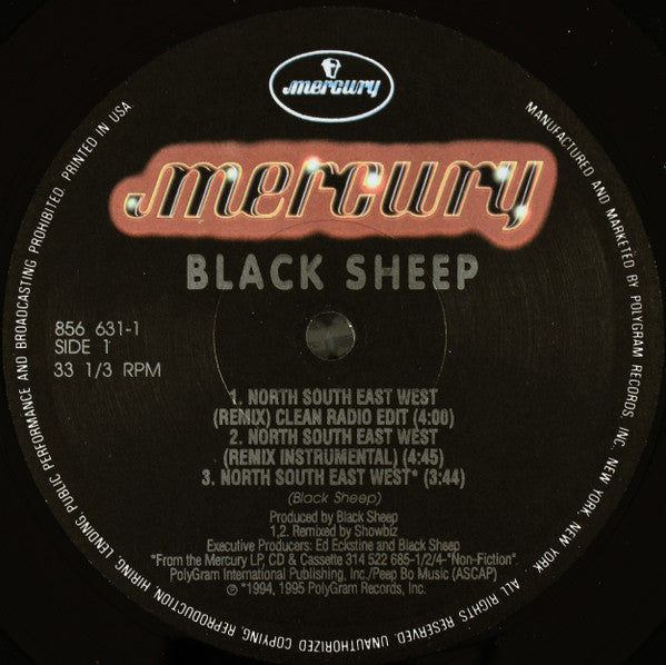 Black Sheep - North South East West (12"", Single)