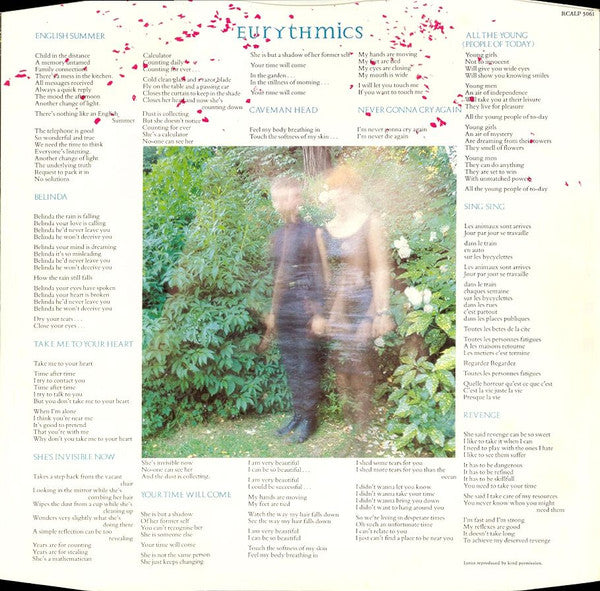 Eurythmics - In The Garden (LP, Album)