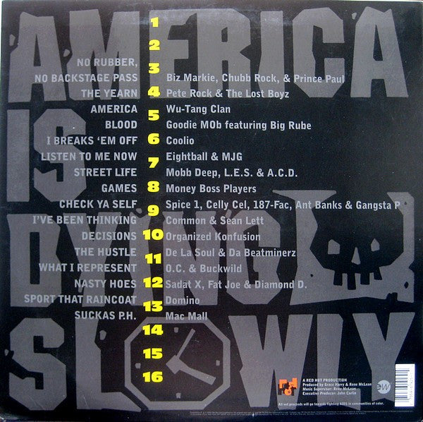 Various - America Is Dying Slowly (2xLP, Comp)