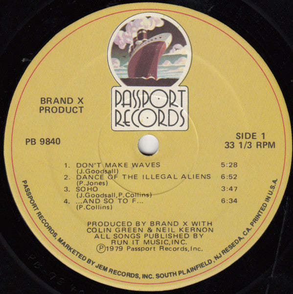 Brand X (3) - Product (LP, Album)