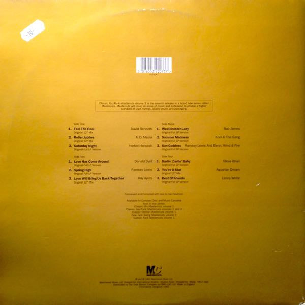 Various - Classic Jazz-Funk Mastercuts Volume 3 (2xLP, Comp)