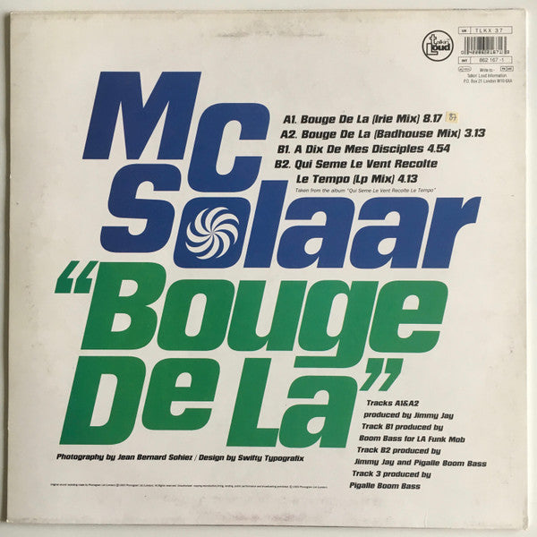 MC Solaar - Bouge De La (12"")