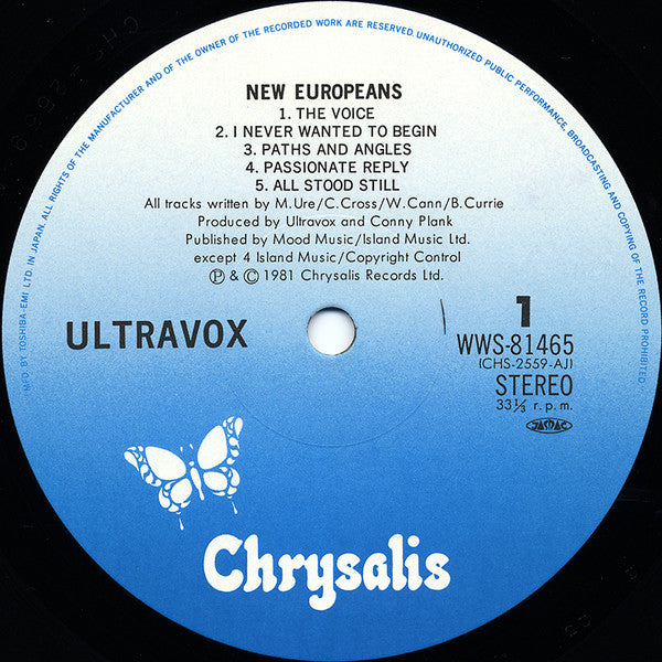 Ultravox - New Europeans (LP, Comp)
