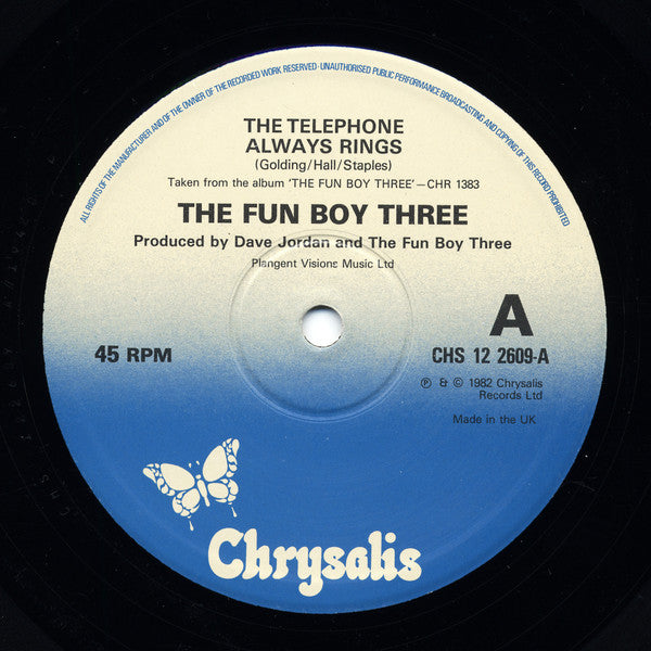 Fun Boy Three - The Telephone Always Rings (Extended Version)(12", ...