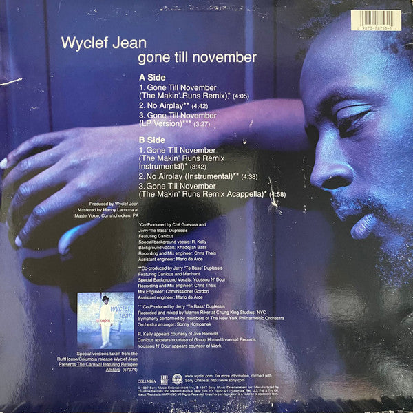 Wyclef Jean - Gone Till November (12"")