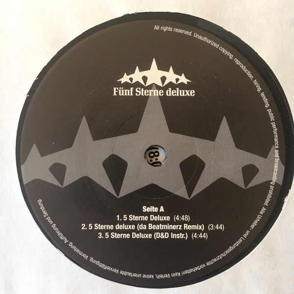 Fünf Sterne Deluxe - 5 Sterne Deluxe (12"", Single)