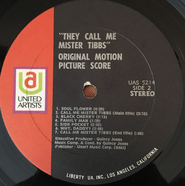 Quincy Jones - They Call Me Mister Tibbs (LP, Album)