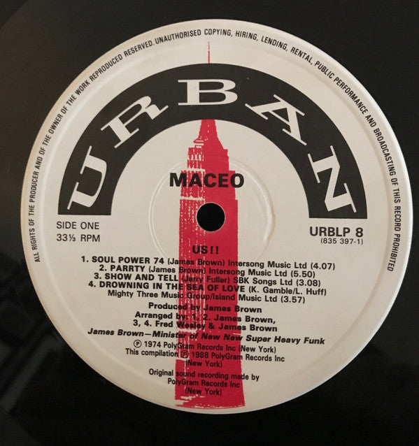 Maceo* - Us (LP, Album)