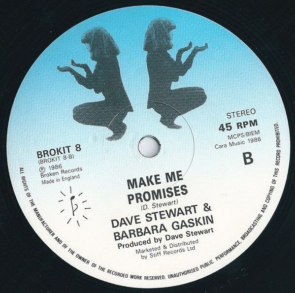 Dave Stewart & Barbara Gaskin - The Locomotion (12"", Single)