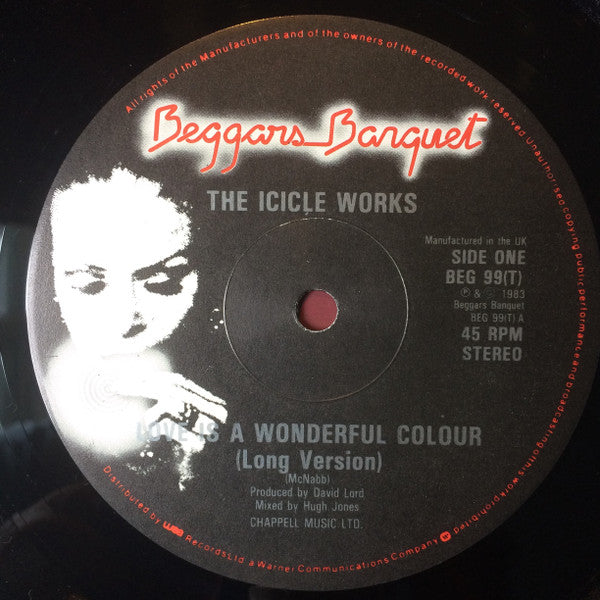 The Icicle Works - Love Is A Wonderful Colour (12"", Single)