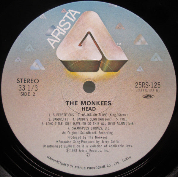 The Monkees - Head (LP, Album, RE)
