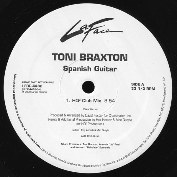 Toni Braxton - Spanish Guitar / He Wasn't Man Enough (2x12"", Promo)