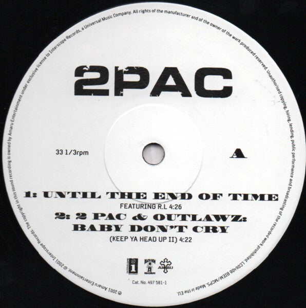 2Pac - Until The End Of Time (12"", Single)