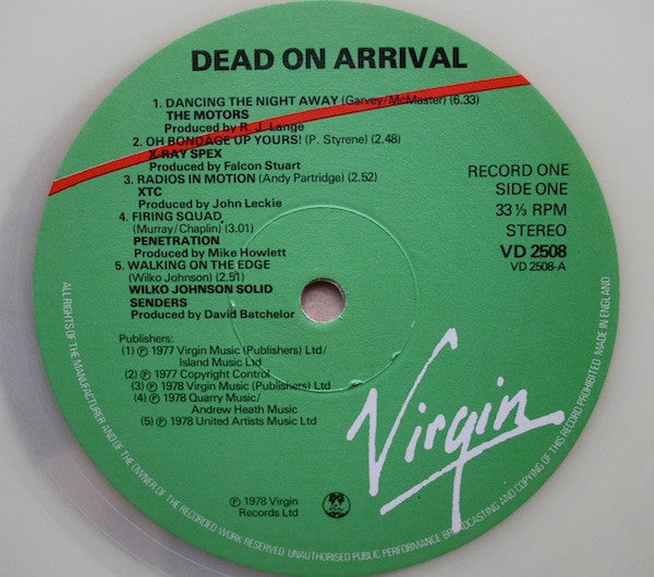 Various - Dead On Arrival (2xLP, Comp, Lim)