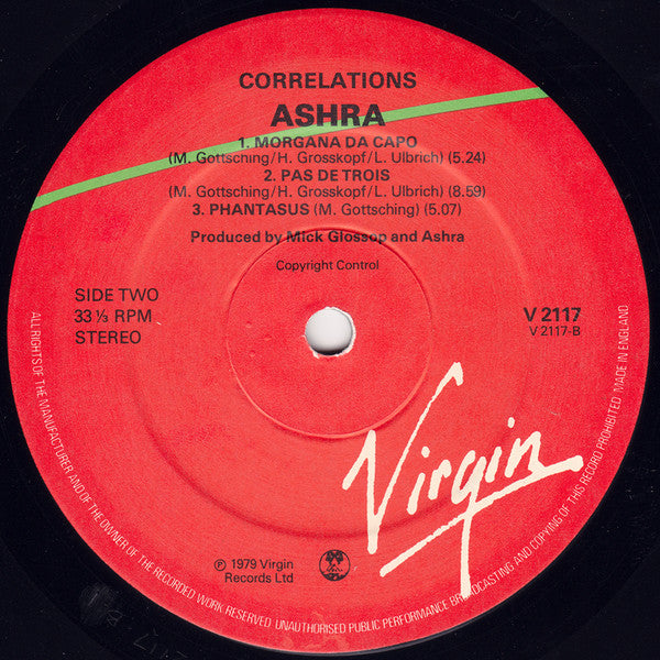 Ashra - Correlations (LP, Album)