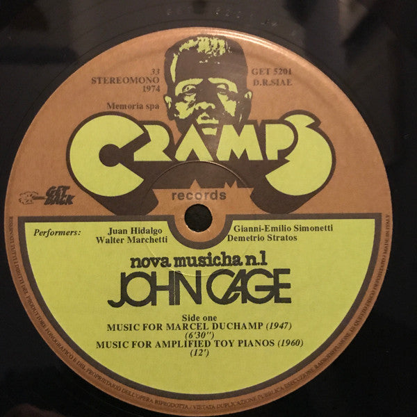 John Cage - John Cage (LP, Album, Mono, RE, 180)