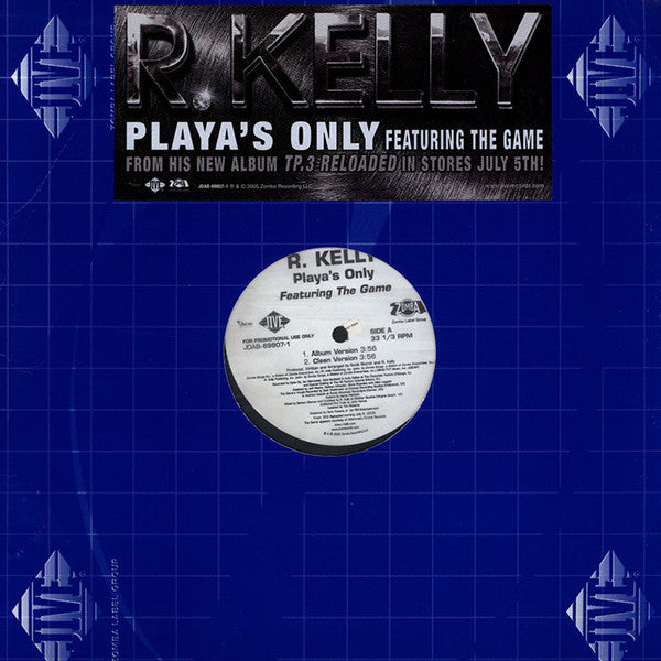 R. Kelly - Playa's Only (12"", Promo)