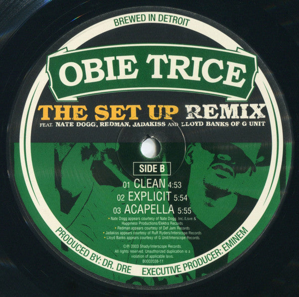 Obie Trice - The Set Up (12"")