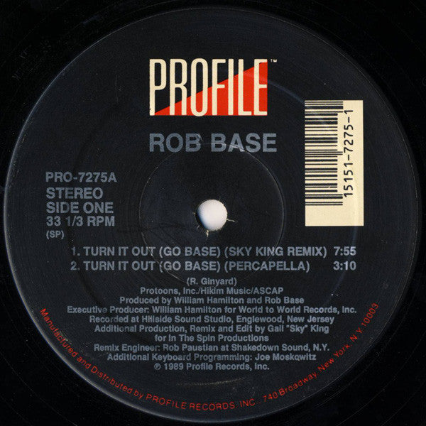 Rob Base - Turn It Out (Go Base) (12"", Single)