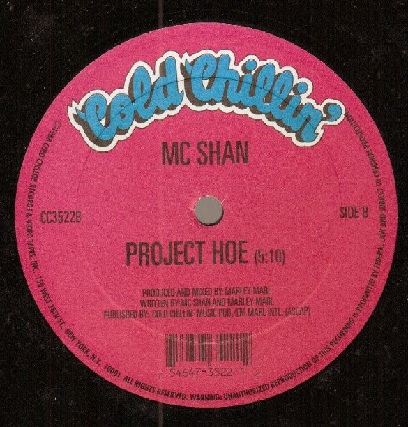 MC Shan - Down By Law / Project Hoe (12"", Ltd)