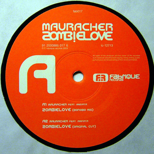 Mauracher - Zombielove (12"")