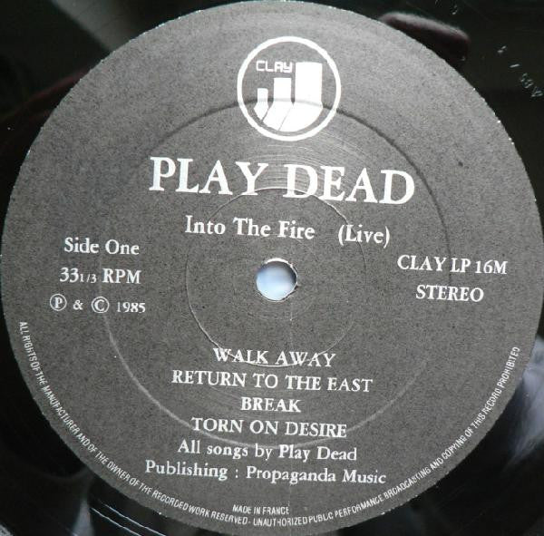 Play Dead (2) - Into The Fire ~ Live ~ (LP)