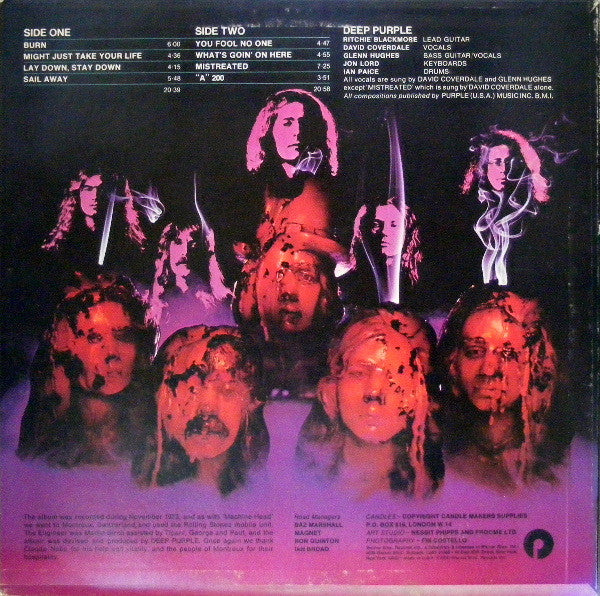 Deep Purple - Burn (LP, Album, RP, Los)
