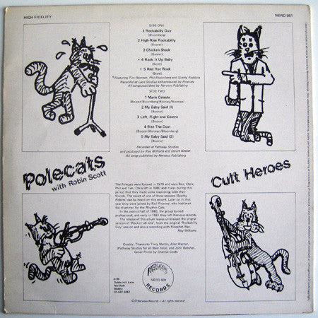 Polecats* With Robin Scott (3) - Cult Heroes (LP)