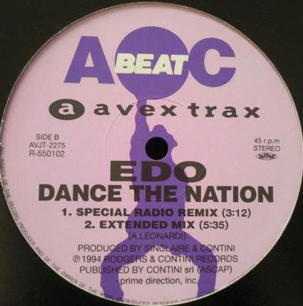 D-Essex* / Edo (2) - Demolition Man / Dance The Nation (12"")