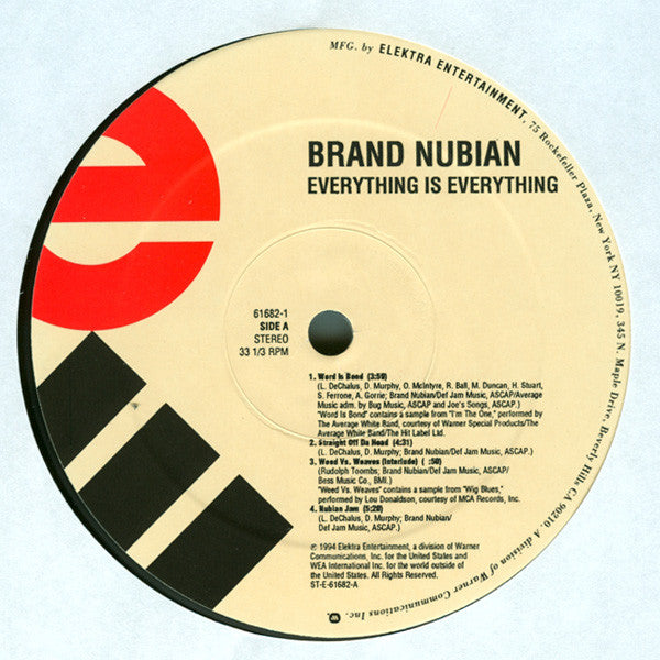 Brand Nubian - Everything Is Everything (2xLP, Album)